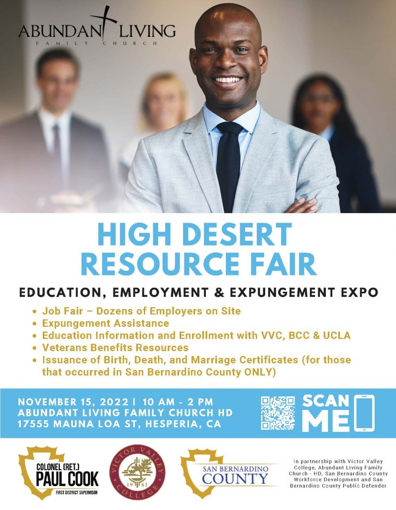 Abundant Living - High Desert Resource Fair Flyer